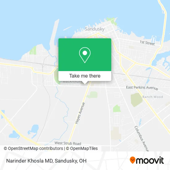 Narinder Khosla MD map