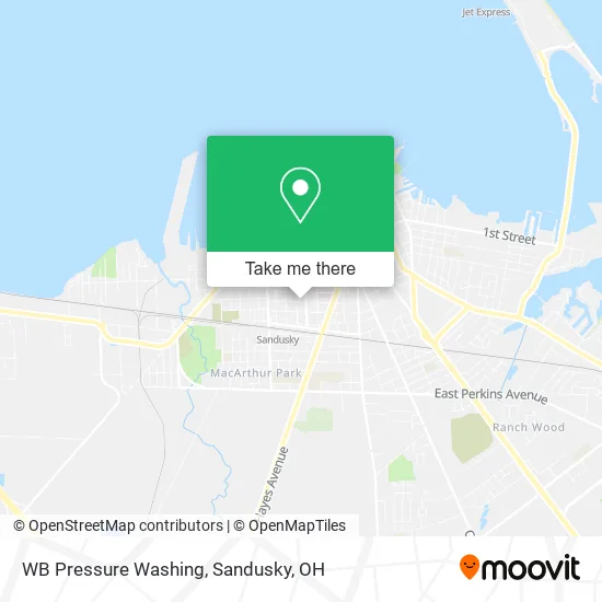WB Pressure Washing map