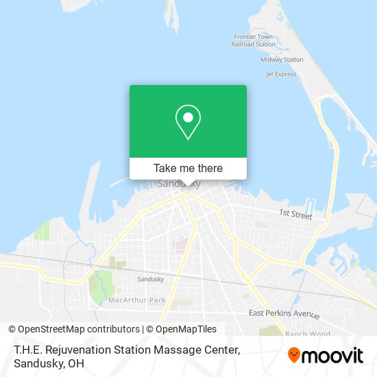 Mapa de T.H.E. Rejuvenation Station Massage Center