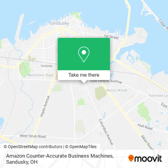 Amazon Counter-Accurate Business Machines map