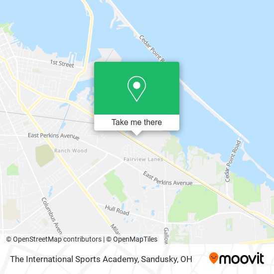 The International Sports Academy map