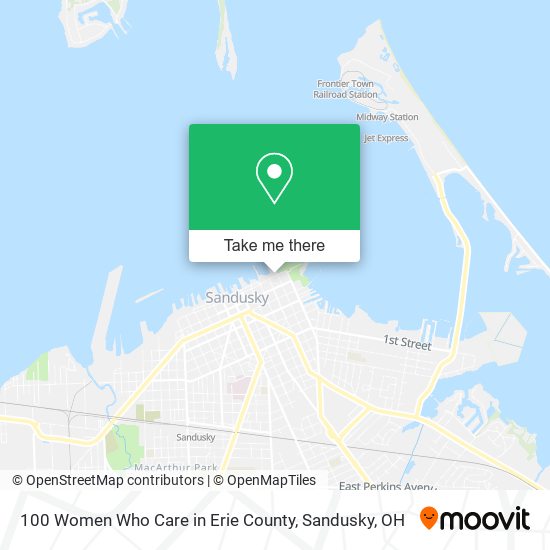 Mapa de 100 Women Who Care in Erie County
