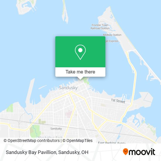Sandusky Bay Pavillion map