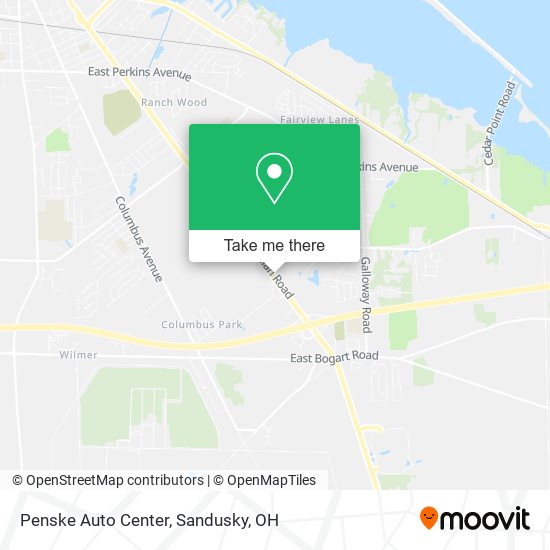 Mapa de Penske Auto Center