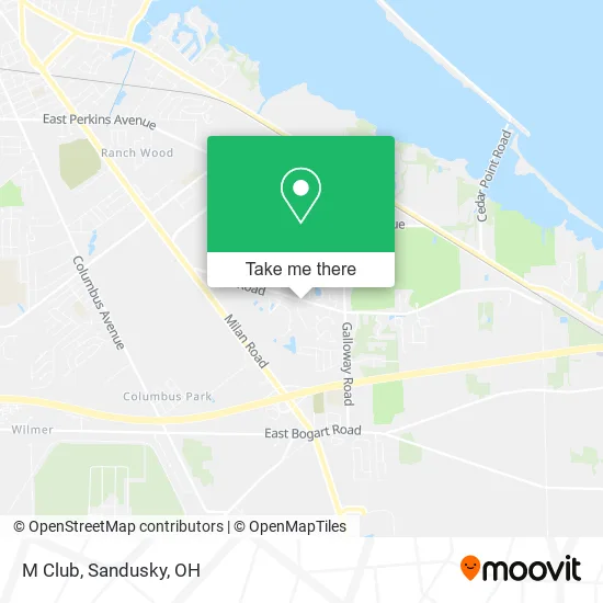 M Club map