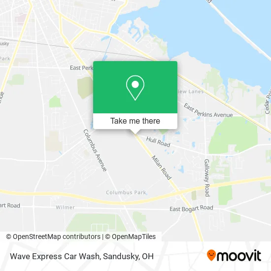 Wave Express Car Wash map