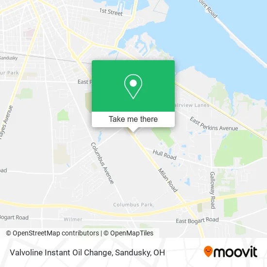 Valvoline Instant Oil Change map