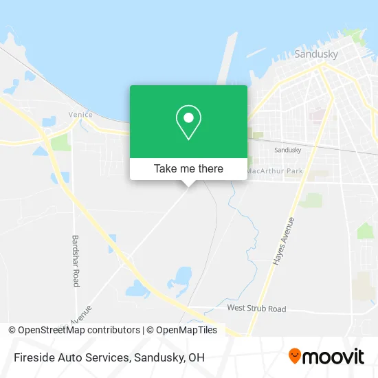 Fireside Auto Services map