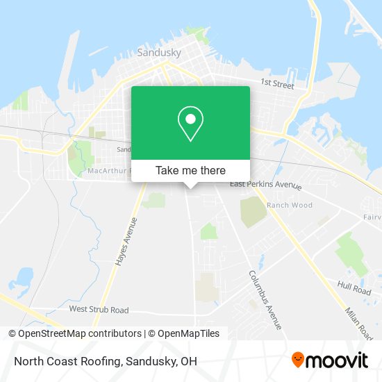 North Coast Roofing map