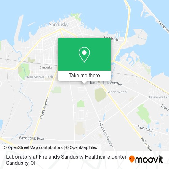 Laboratory at Firelands Sandusky Healthcare Center map