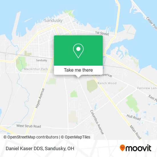 Mapa de Daniel Kaser DDS