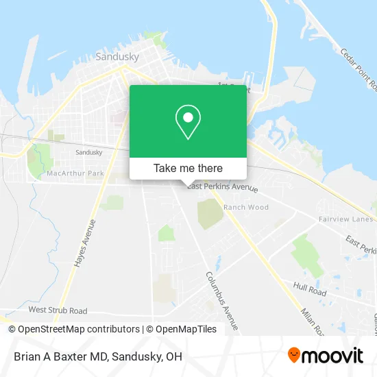 Mapa de Brian A Baxter MD