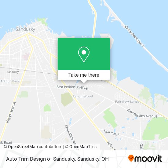 Auto Trim Design of Sandusky map