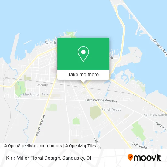 Kirk Miller Floral Design map