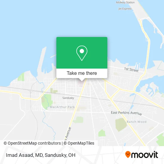Mapa de Imad Asaad, MD