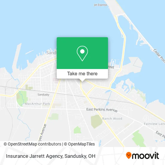 Insurance Jarrett Agency map