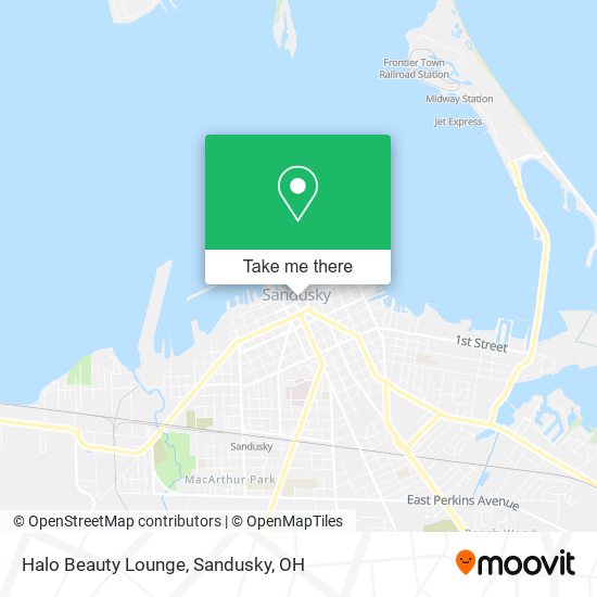 Mapa de Halo Beauty Lounge