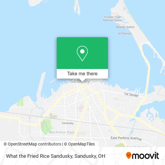 What the Fried Rice Sandusky map