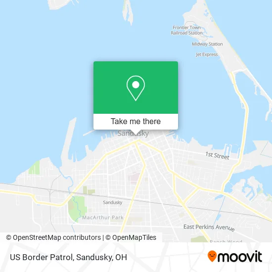 US Border Patrol map