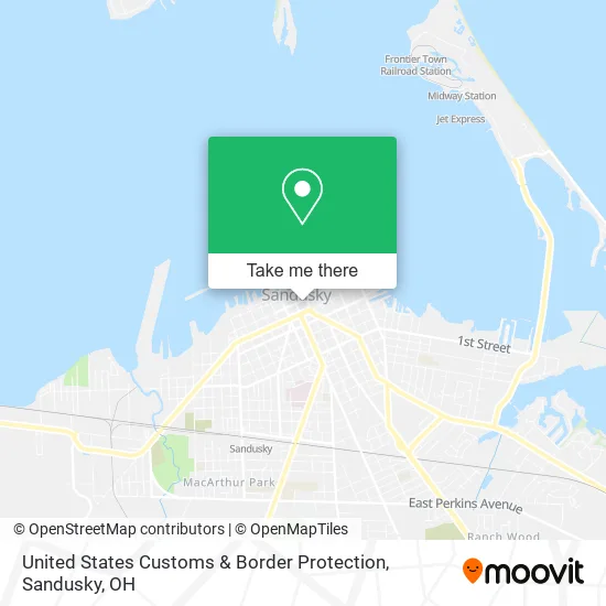 United States Customs & Border Protection map