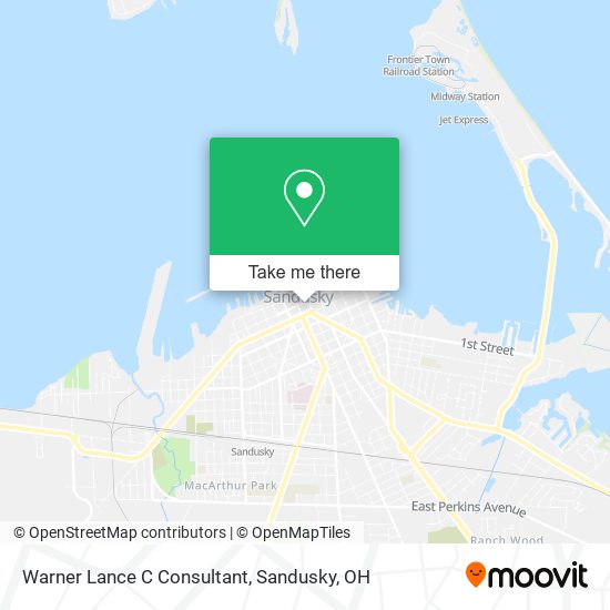Mapa de Warner Lance C Consultant
