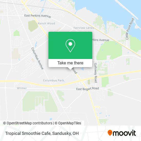 Mapa de Tropical Smoothie Cafe