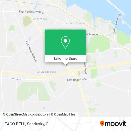 Mapa de TACO BELL