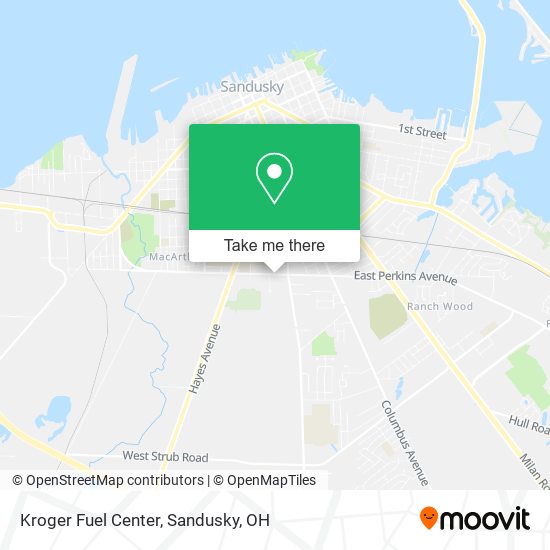 Kroger Fuel Center map