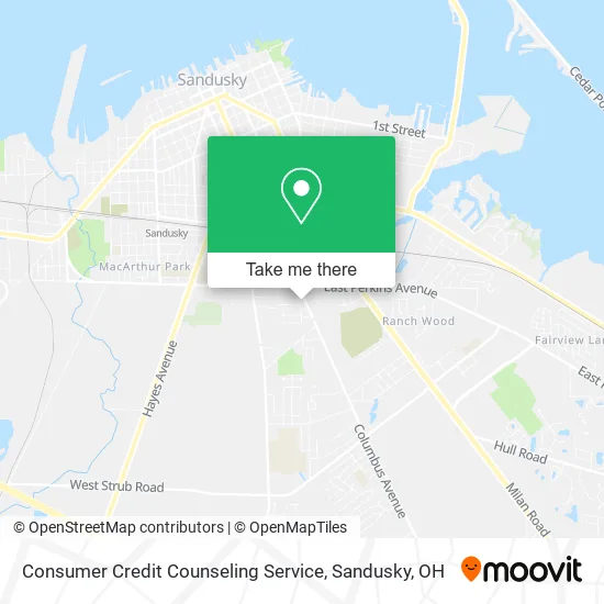 Mapa de Consumer Credit Counseling Service