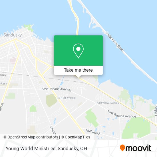 Young World Ministries map