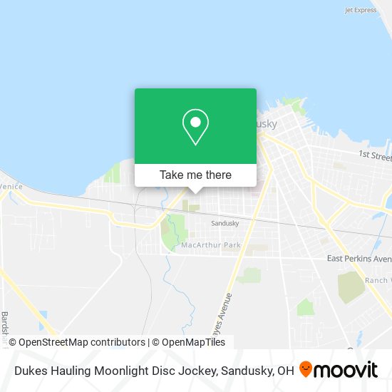 Dukes Hauling Moonlight Disc Jockey map