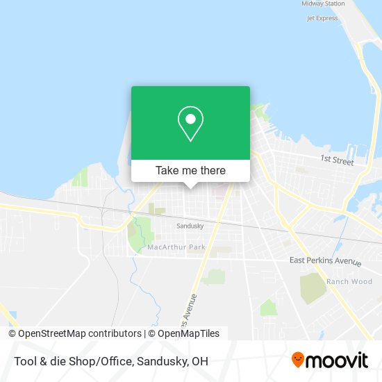 Mapa de Tool & die Shop/Office