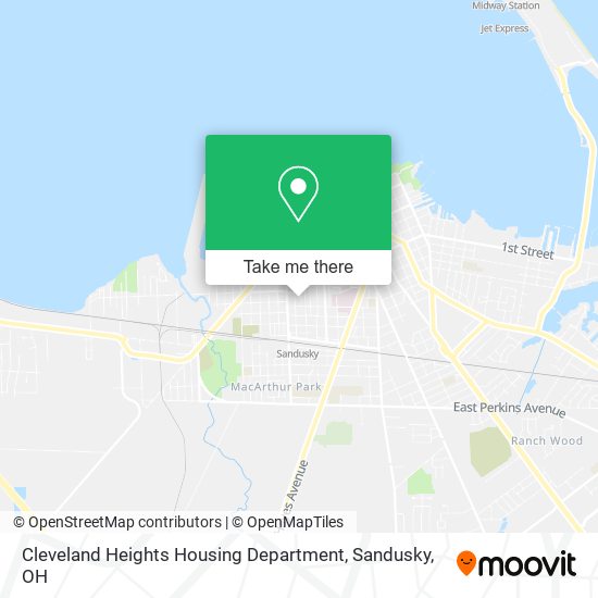 Cleveland Heights Housing Department map