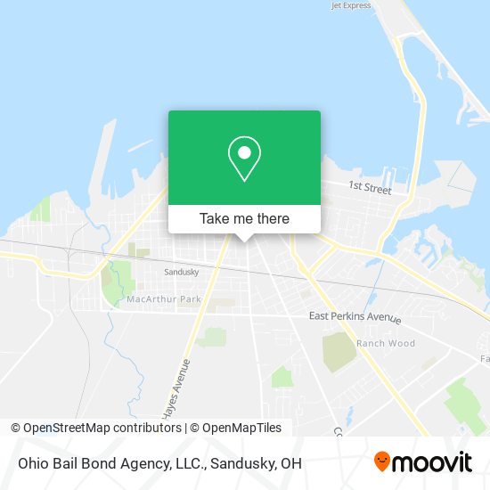 Mapa de Ohio Bail Bond Agency, LLC.