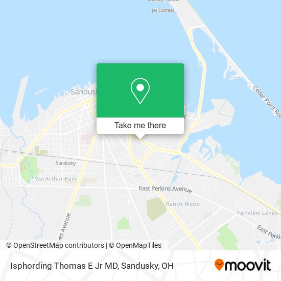 Isphording Thomas E Jr MD map