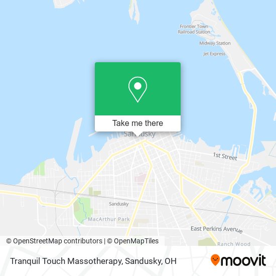 Tranquil Touch Massotherapy map