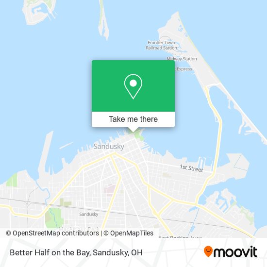 Better Half on the Bay map