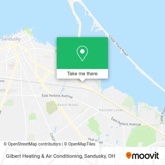 Mapa de Gilbert Heating & Air Conditioning