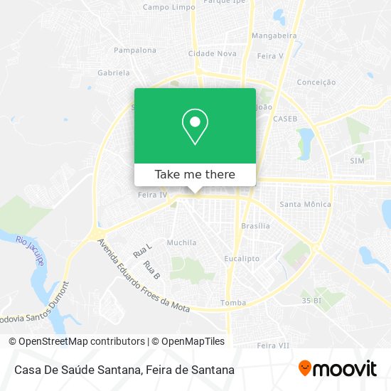 Casa De Saúde Santana map