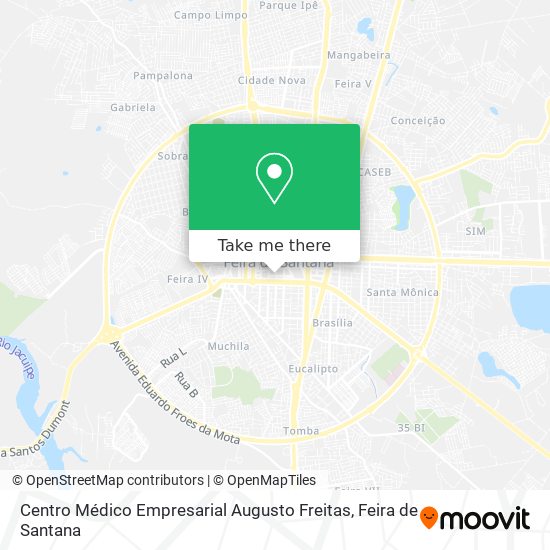 Centro Médico Empresarial Augusto Freitas map