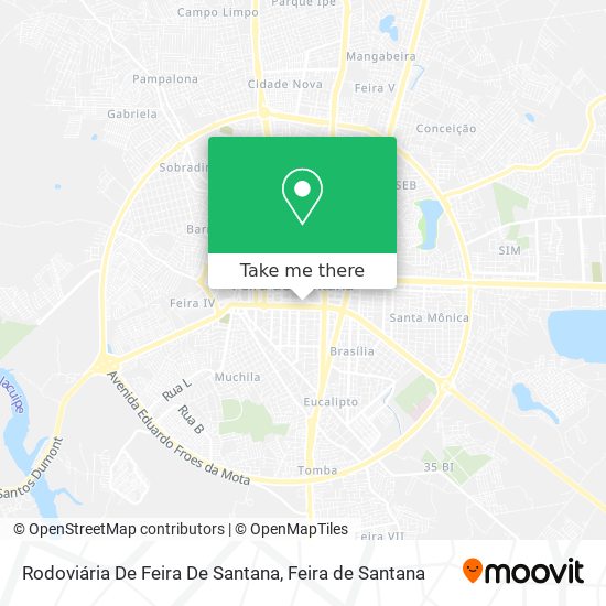 Rodoviária De Feira De Santana map