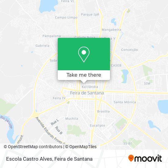 Mapa Escola Castro Alves