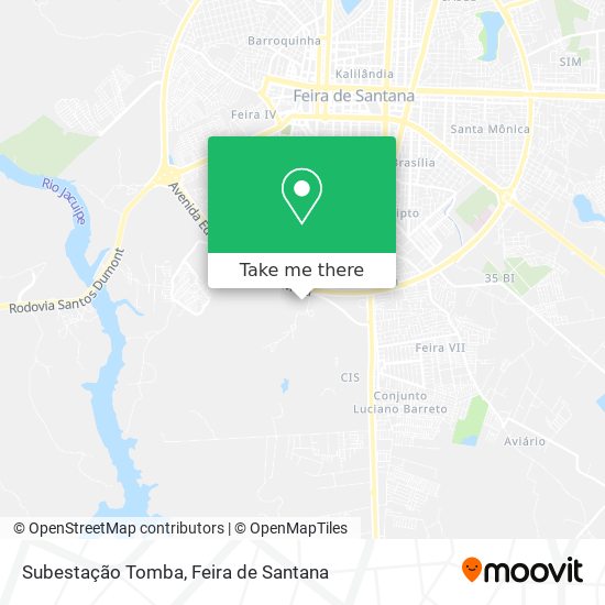 Subestação Tomba map