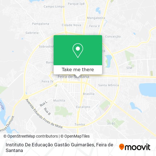 Mapa Instituto De Educação Gastão Guimarães