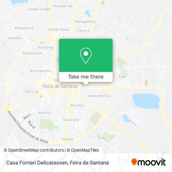 Casa Fornari Delicatessen map
