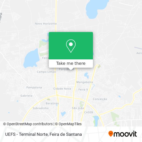UEFS - Terminal Norte map