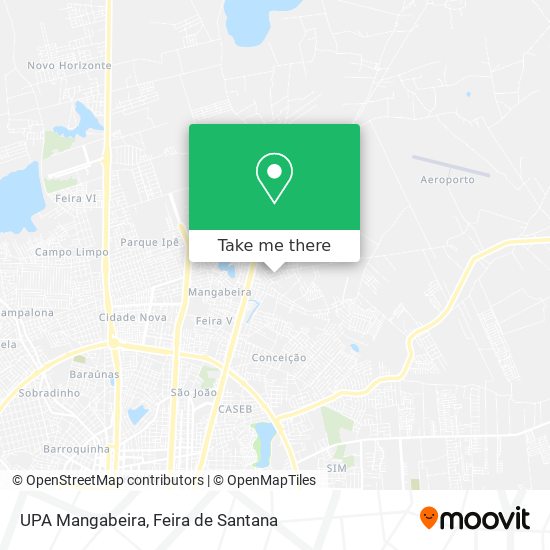 UPA Mangabeira map