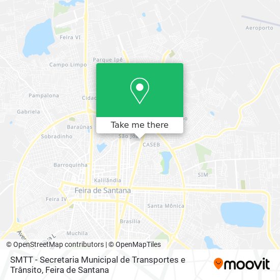Mapa SMTT - Secretaria Municipal de Transportes e Trânsito