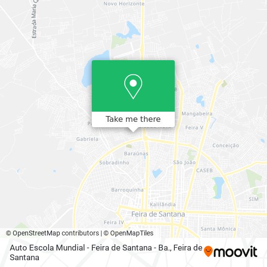 Auto Escola Mundial - Feira de Santana - Ba. map
