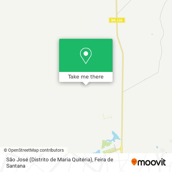 São José (Distrito de Maria Quitéria) map